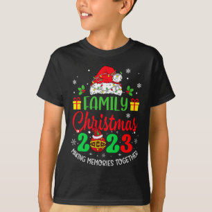 Camiseta Papais noeis Xm da Equipe de Esquadrão de Combinaç