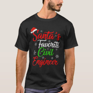 Camiseta Papais noeis Xmas Engraçados Festa de Engenheiro