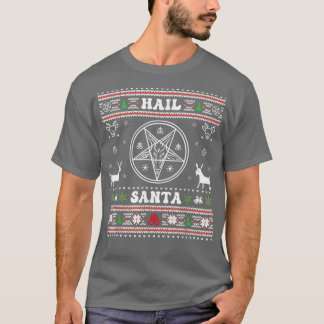 Camiseta Papais noeis Xmas Engraçados Papais noeis de grani