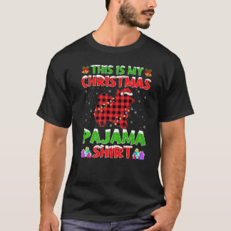 Camiseta Papais noeis Xmas Este É O Meu Papillon De Natal