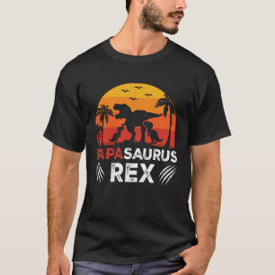 Camiseta Papasaurus Rex Dino Fossils Paleontology Dinossaur