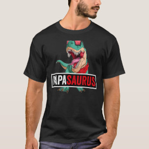 Camiseta Papasaurus Rex Dinossaur Homens Dias de os pais Mã