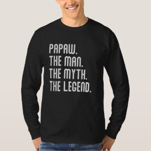Camiseta Papaw Man Mylend Shirt Para Meninos Engraçado Papa