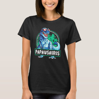 Camiseta Papaw Saurus Dia de os pais T Rex Pai Papa Dinossa