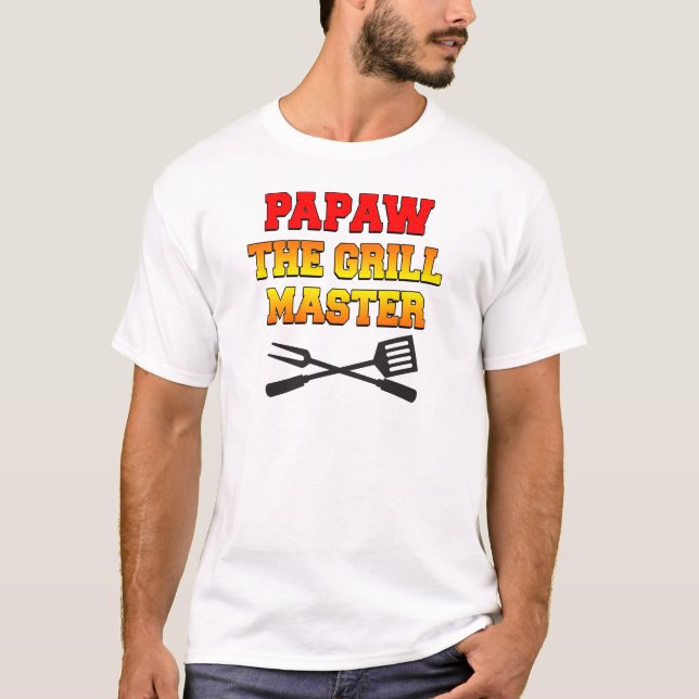 Camiseta Papaw The Grill Master (Frente)