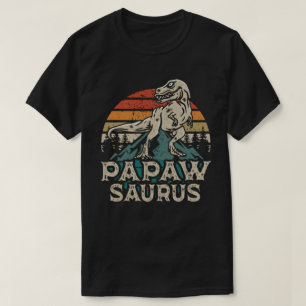 Camiseta Papawsaurus Dinosaur Dia de os pais Saurus