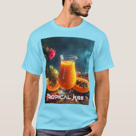 CAMISETA PAPAYA - BEIJO TROPICAL