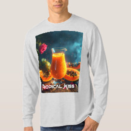 CAMISETA PAPAYA - BEIJO TROPICAL