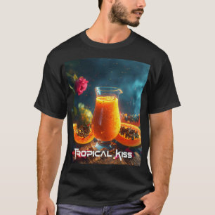 CAMISETA PAPAYA - BEIJO TROPICAL