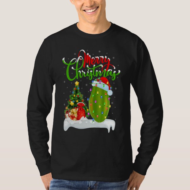 Camiseta Papaya Fruit   Xmas Decorations Santa Papaya Chris (Frente)