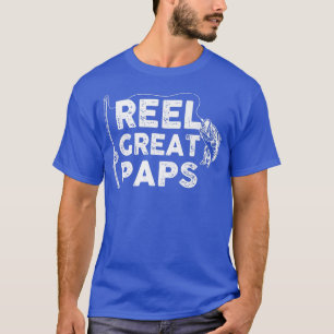 Camiseta Papéis de Excelente da enguia Pai de pesca ou vovô
