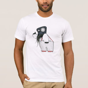 Camiseta Papéis diários 014 do monstro