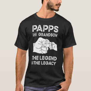 Camiseta Papéis E Avô, Legenda E Vovô Herdado