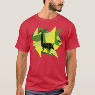 Camiseta Papéis Origami Brontosaurus
