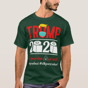 Camiseta Papel De Banheiro De Máscara 2020 No Ano Em Que O 