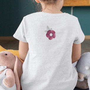 Camiseta Papel de Buquê do Círculo de Flor 3D Bloqueador