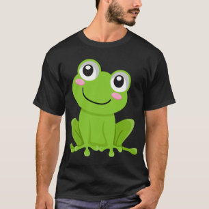 Camiseta Papel de parede de Sapo bonito longo