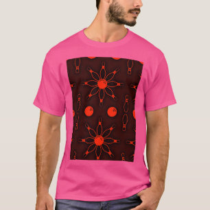 Camiseta Papel de parede sem costura boliche T