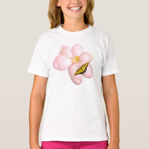 Camiseta Papel de Poster de Valor, Impressão Magnólia (Semi