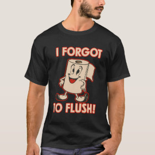 Camiseta Papel de touchete Engraçado Caráter de Papel de Ba