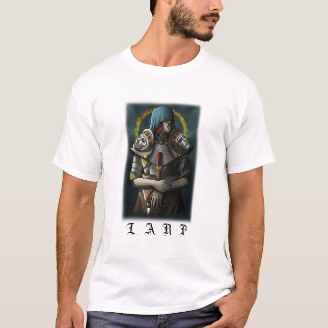 Camiseta Papel e Caneta de Tabletop de Função de Ação em Di (Frente)