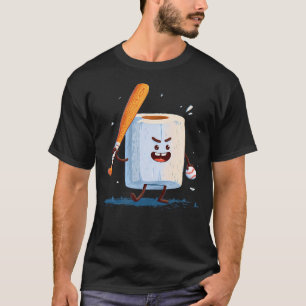 Camiseta Papel Higiênico de Desenho Animado com Fantasia de
