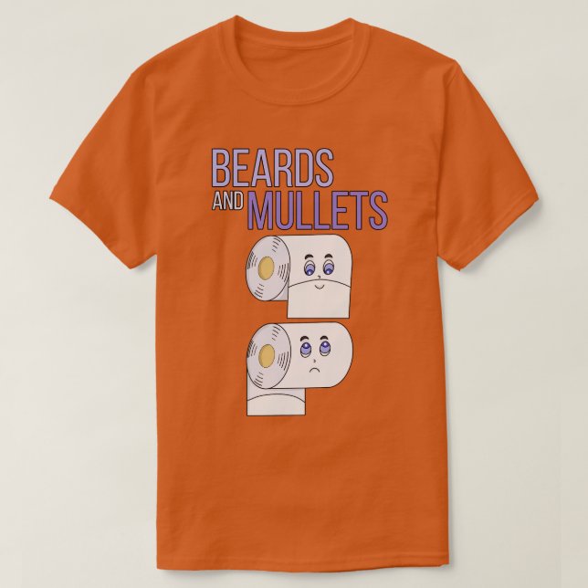Camiseta Papel higiênico e barba (Frente do Design)