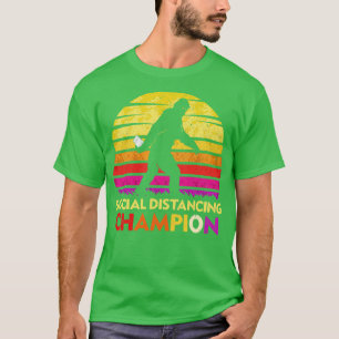 Camiseta Papel higiênico engraçado do campeão de distanciam