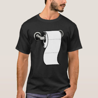 Camiseta Papel Higiênico Engraçado – Humor Minimalista