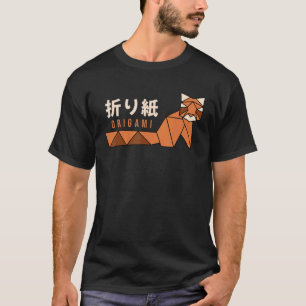 Camiseta Papel Mestre de Origami Maneko Neko Fortuna Onda