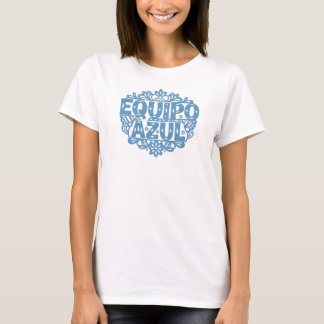 Camiseta Papel Picado Revelação de Gênero Equipe Azul