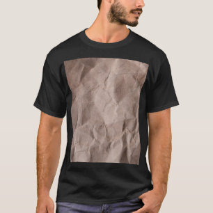 Camiseta Papel Rústico Desmungado: Textura Vintage