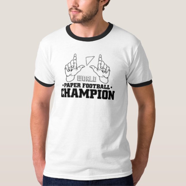 CAMISETA PAPER-FOOTBALL_RK, MUNDO (Frente)