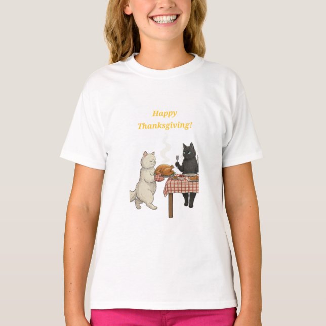 Camiseta Paper&pukku Happy Thanksgiving! (Frente)
