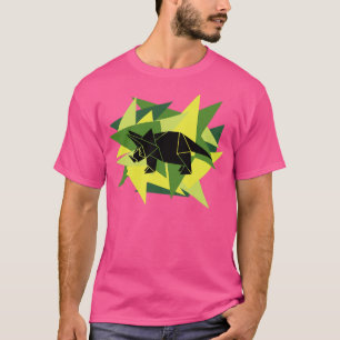 Camiseta Paper Shards Origami Triceratops