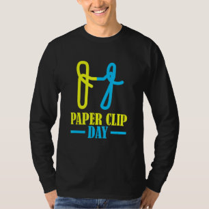 Camiseta Paperclip Day Paperclip Figurino do Dia Nacional