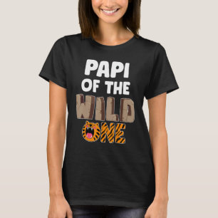 Camiseta Papi Da Festa Selvagem Do Jardim Zoológico Que Tev
