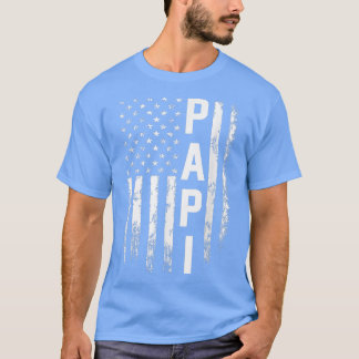 Camiseta Papi Gift America Flag Gift For Men Dia de os pais