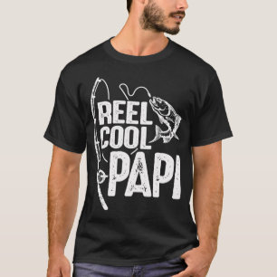 Camiseta Papi Muito Legal Divertido Avô Pescador