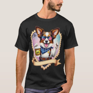 Camiseta Papião Patriótico com café