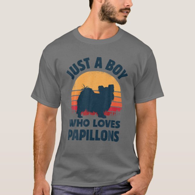 Camiseta Papillon, Apenas Um Menino Que Ama O Homem De Brin (Frente)