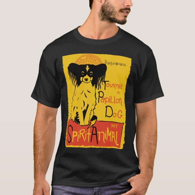 Camiseta Papillon Cute Chat Noir Mashup Art Design (Frente)