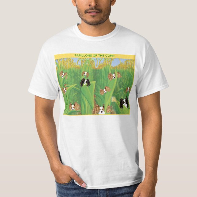 Camiseta Papillon do milho (branco) (Frente)