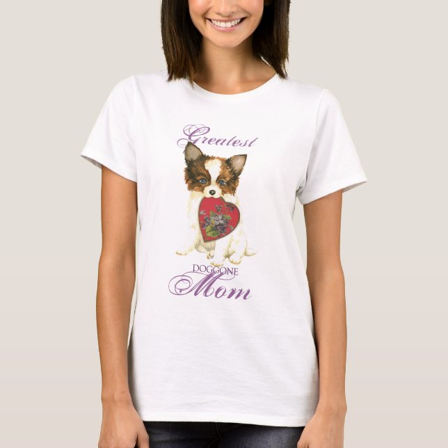 Camiseta Papillon Heart Mãe (Frente)