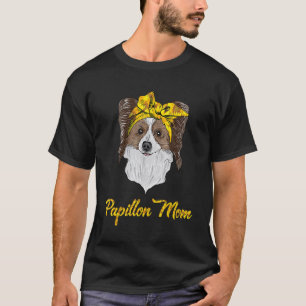 Camiseta papillon, mãe.