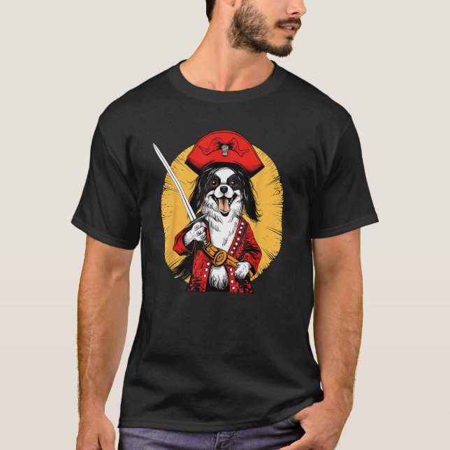 Camiseta Papillon Pirate Engraçado Capitão (Frente)