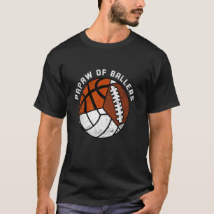 Camiseta Papo De Ballers Engraçado No Banquete De Voleibol