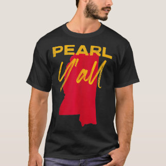 Camiseta Papo do Estado do Orgulho MS Pearl Mississippi