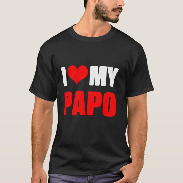 Camiseta Papo Vovô Meu Dia de os pais Avô (Frente)