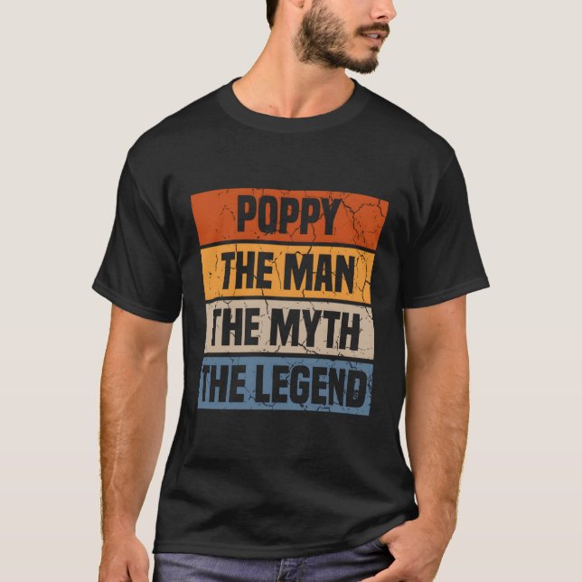Camiseta Papoie O Mito A Legenda Do Avô (Frente)